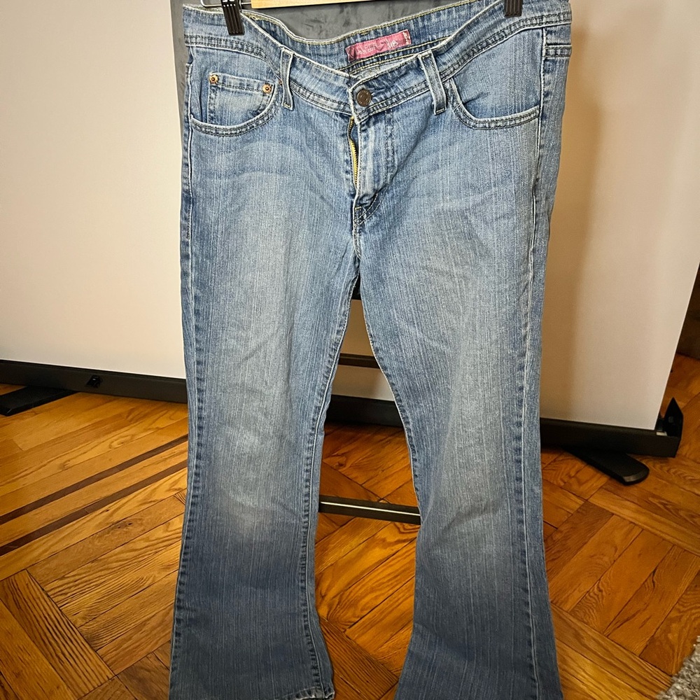 Salt Life Women's Light Blue Flared Denim Jeans